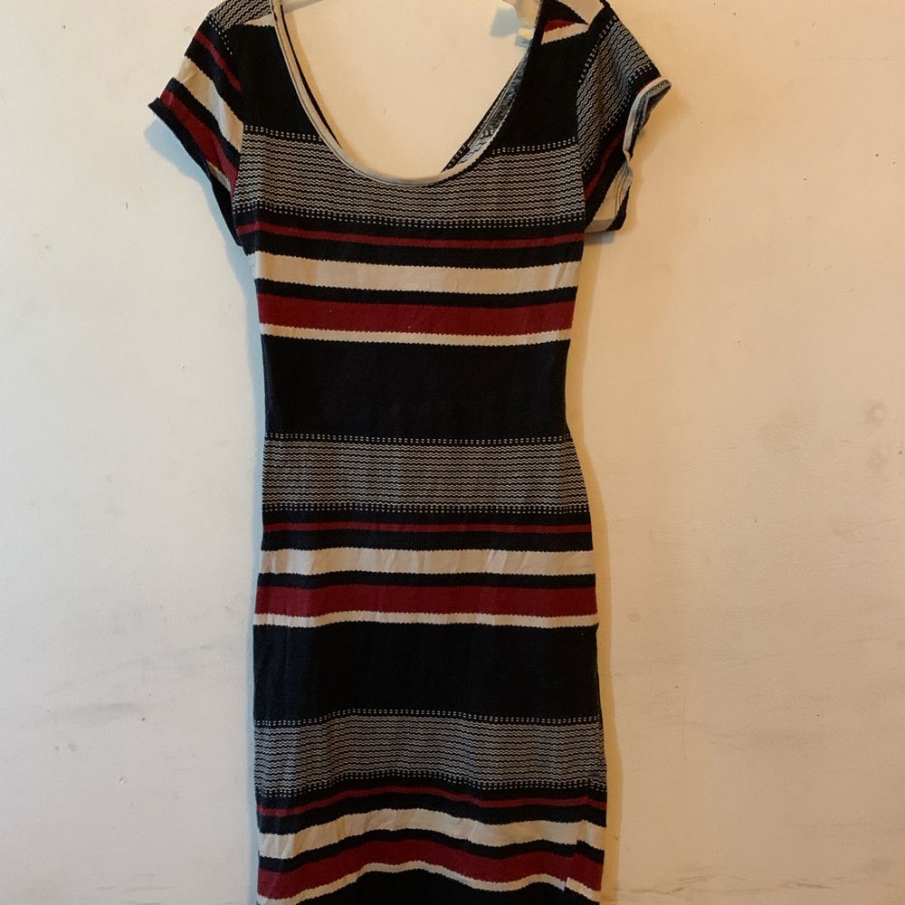 Love J Black and White Bodycon Mini Dress